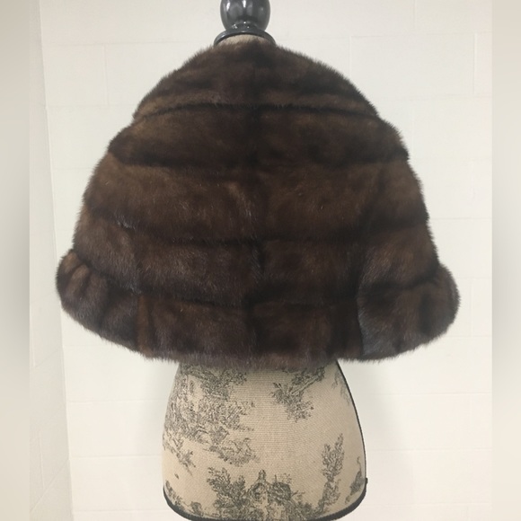 Vintage Brown Fur Stole - Picture 8 of 17